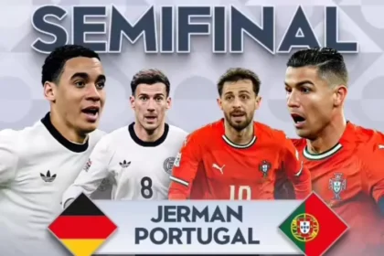 Siaran Jerman vs Portugal